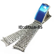 Beads Of Rice 18 19 20mm Curved End Watch Band For Vintage Seamaster Bracelet