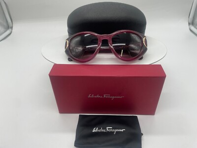 Salvatore Ferragamo SF818S 605 Burgundy Gradient Women's Sunglasses