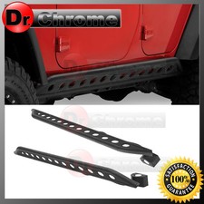 4 Door Rock Crawler Side Slider Armor Rocker Guards Fit 07-17 Jeep Jk Wrangler