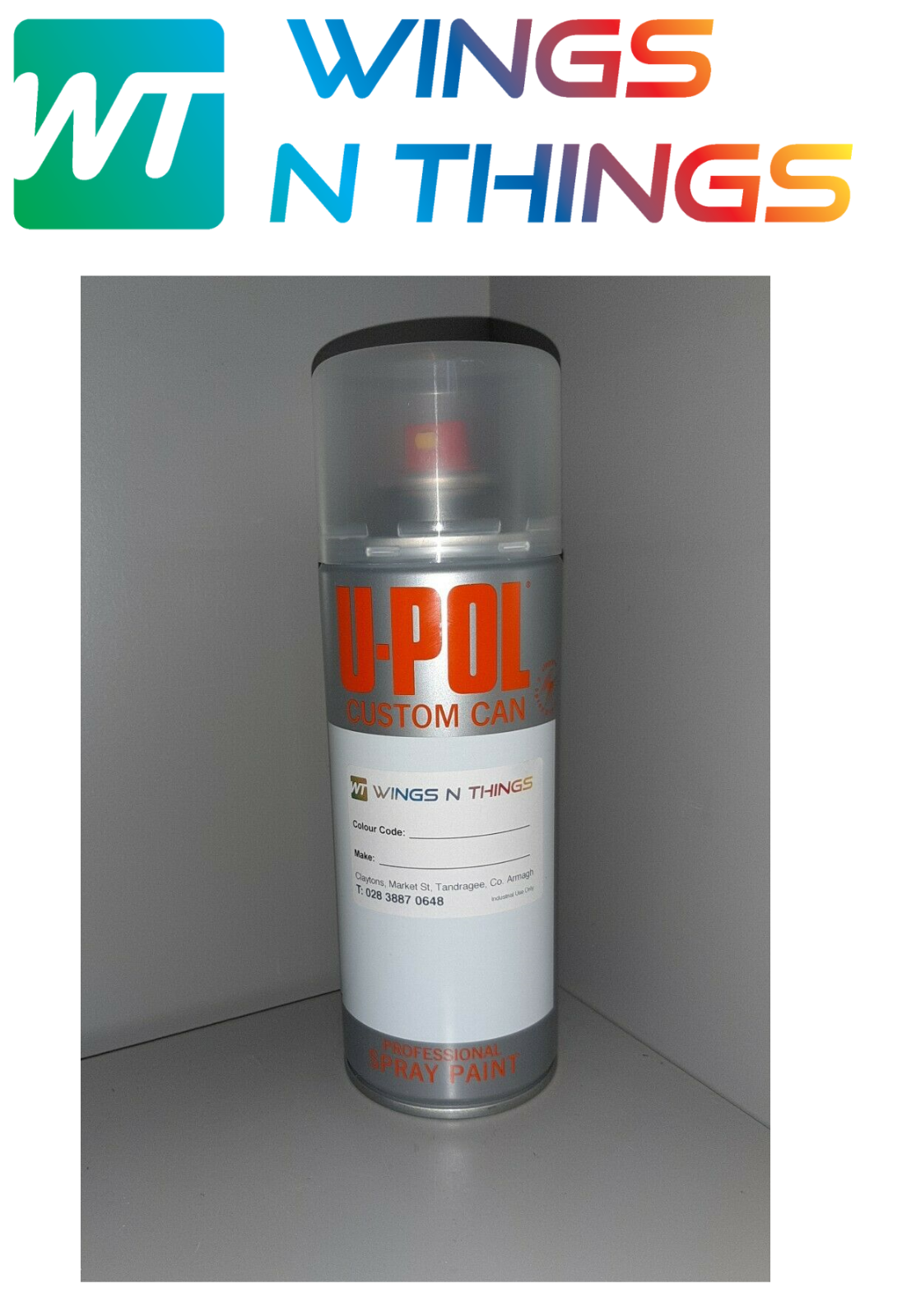 UPOL JCB Yellow Paint Aerosol Spray Paint Machinery Tractor Enamel