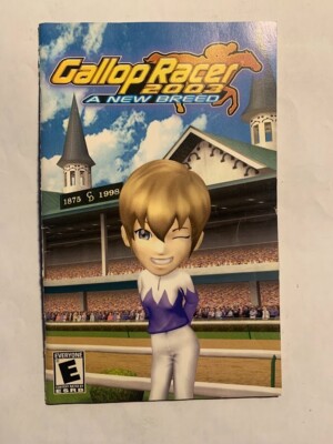 Gallop Racer 2003: A New Breed (Sony PlayStation 2/PS2) MANUAL ONLY!