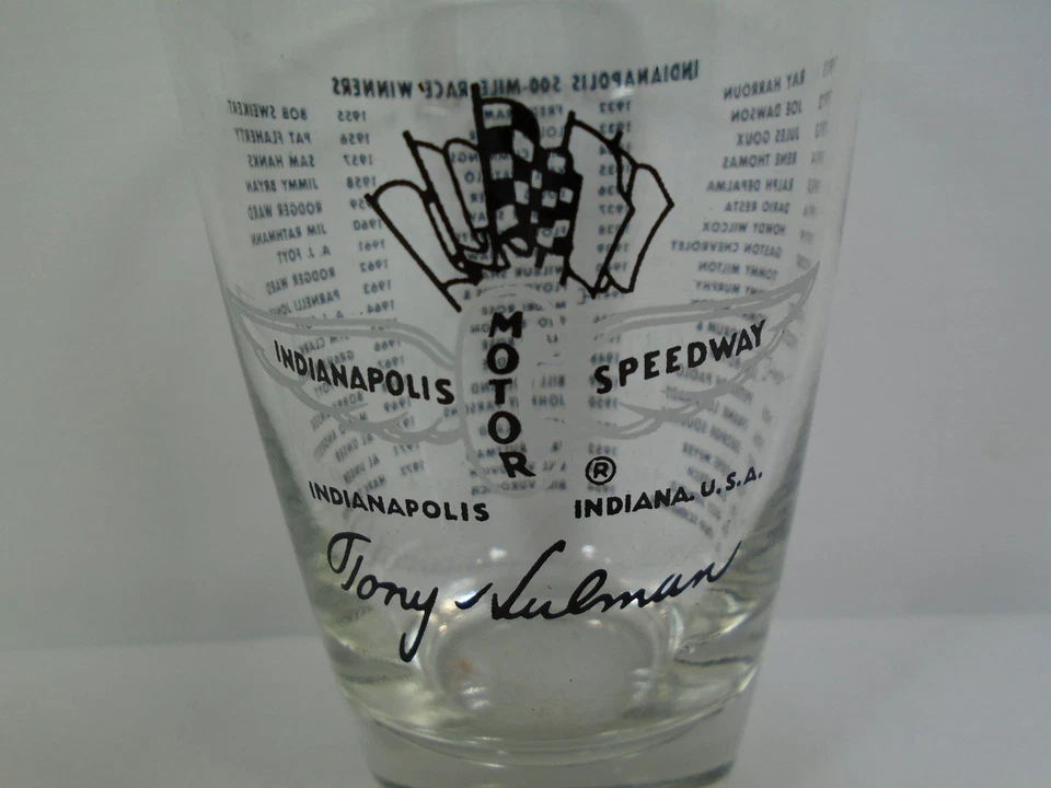 1972 IMS Indianapolis Motor Speedway Indianapolis 500 Стеклянная Марка Донохью - Изображение 4 из 4