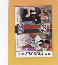 2012 PANINI AMERICANA US SOCCER HEATHER O'REILLY SYDNEY LEROUX #7 *68409