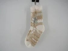 Sherpa Lined Socks Tan Camouflage Fuzzy Comfy Winter Thermal Cozy: Brand New