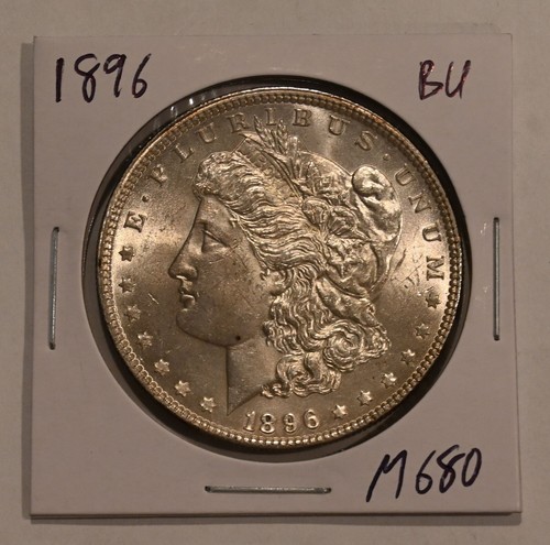1896 Morgan Silber Dollar - schöne Stempelglanz - kostenloser Versand!! - Bild 3 von 4