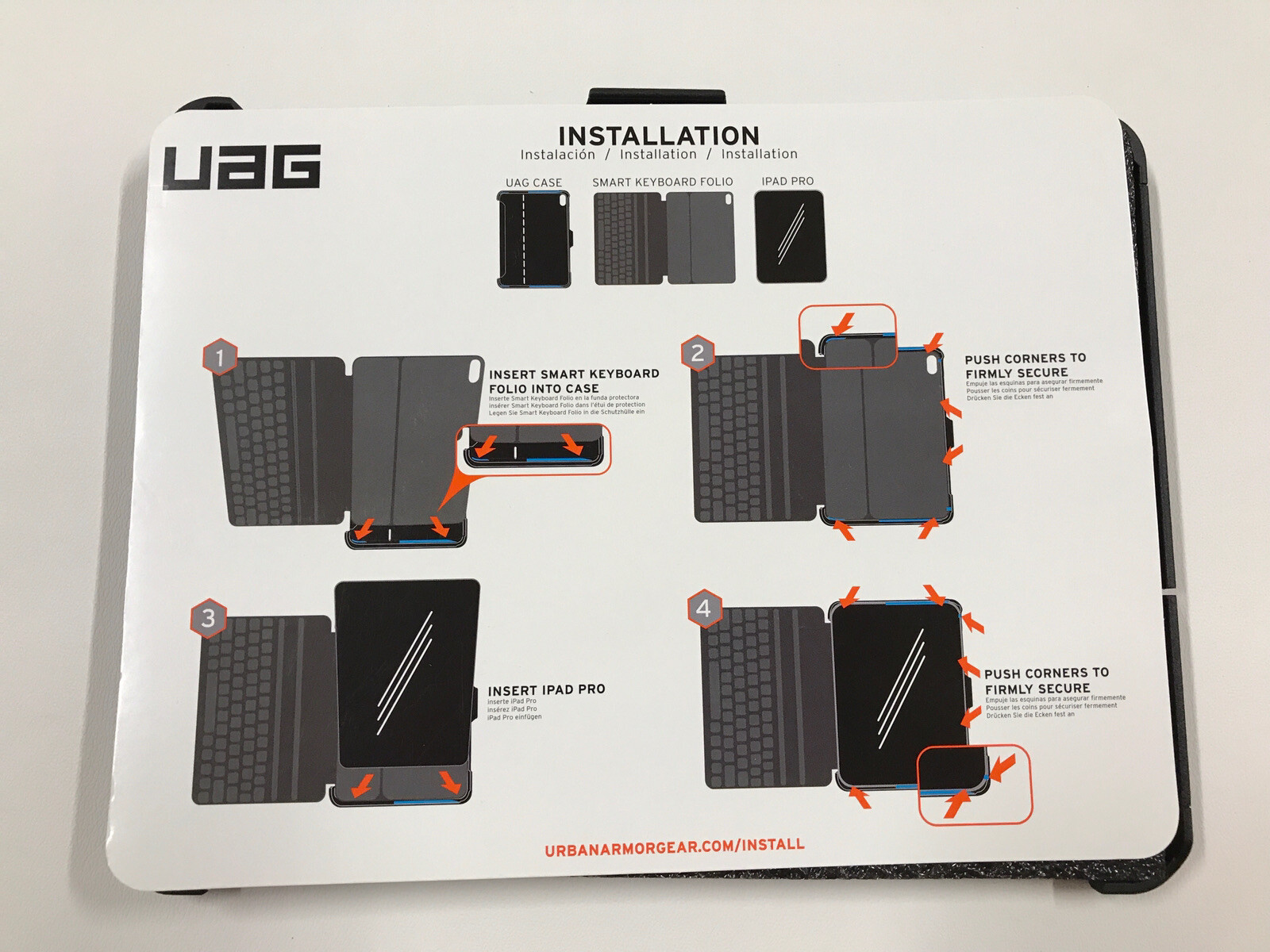 Uag Urban Armor Gear Scout Series Smart Keyboard Folio Ipad Pro 11 Inch Black For Sale Online Ebay