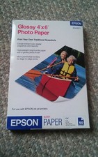 043 New Sealed Epson Glossy Paper 4x6 50 Sheets