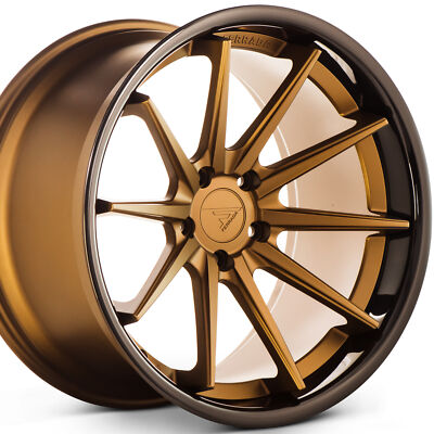 Ferrada FR4 22x11, 5x112, ET20, Matte Bronze / Gloss Black Lip