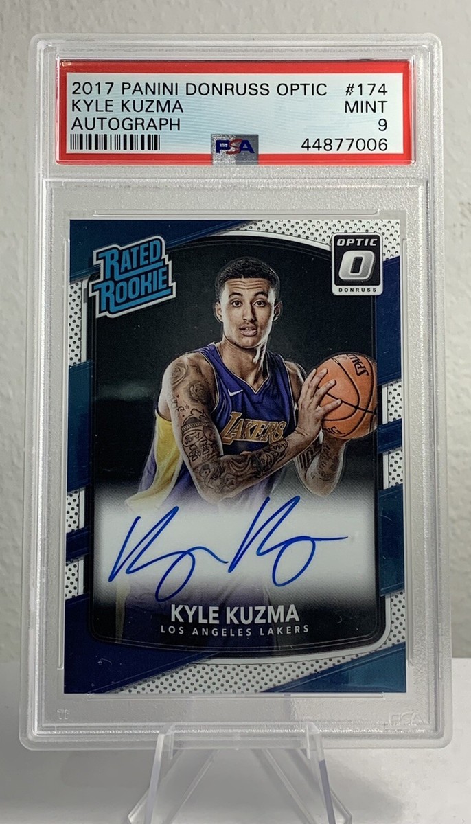 【RC】donruss／next day auto kuzma クーズマサイン Kyle Kuzma 2017 PANINI DONRUSS OPTIC AUTOGRAPH rated rookie rc