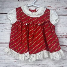 Vintage Baby Dress Cottage Core see measurements 