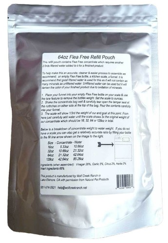 Flea-Free Pure Organic Food Supplement Refill Pouch - Picture 12 of 16