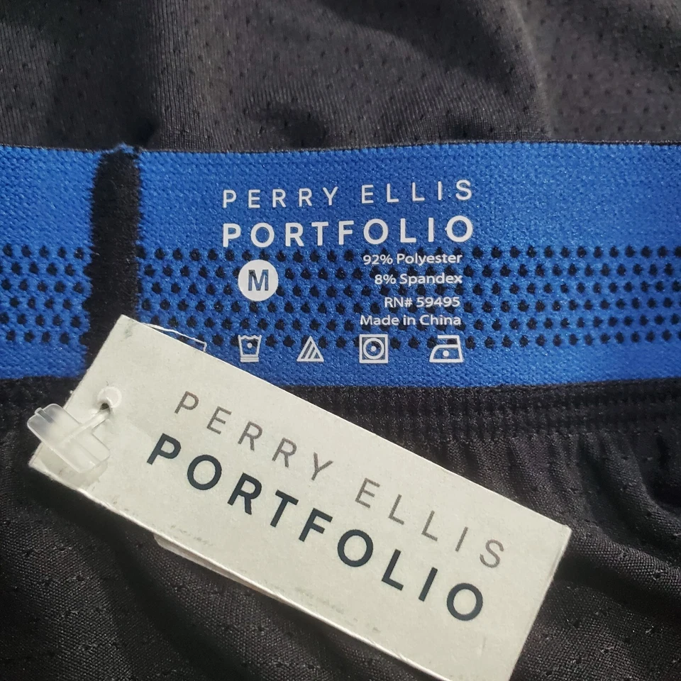 Perry Ellis 组合平角短裤 | 聚酯纤维和氨纶 | 中号 — 第 4/4 张图片