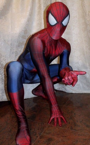 Crazy Franky’s TASM II The Amazing Spider-Man 2 Cosplay Costume - Picture 3 of 11