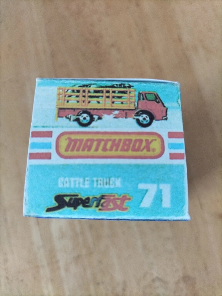 Matchbox Superfast - No71 Cattle Track  - Replica / Copy Box only - Image 3 of 3