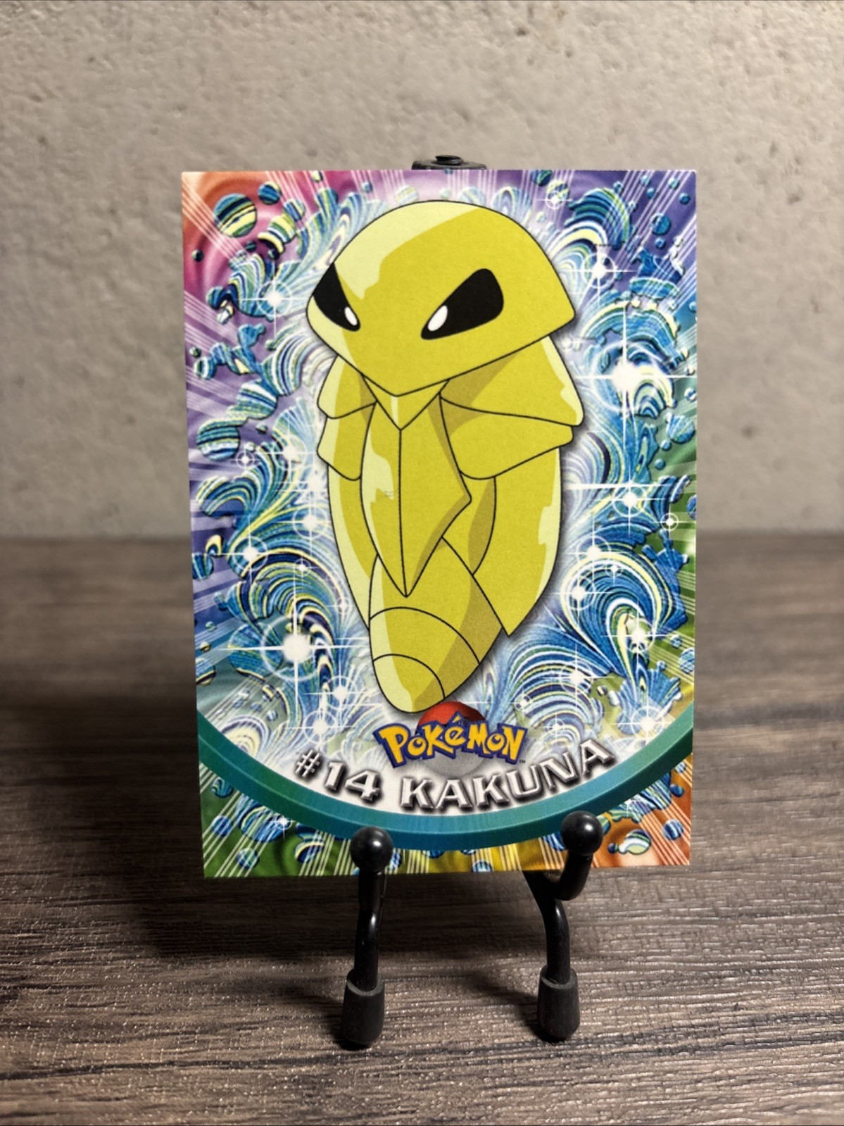 Pokemon Card Kakuna #14 TOPPS Series 1 Blue Logo 1st Print NEAR MINT Non-Holo!!!