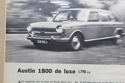 Original 1964 Autocar extracted road test: BMC AUSTIN 1800 Landcrab de luxe