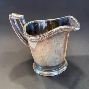 R. Wallace Silver Soldered CREAM 2 Oz PITCHER Antique HOTEL  #0384