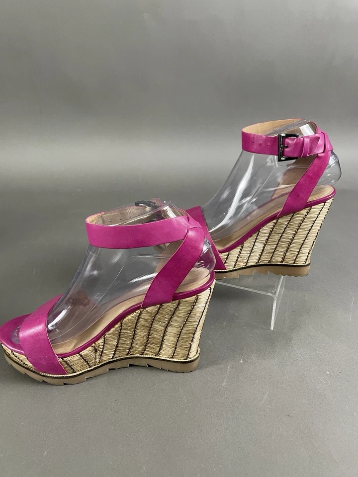 Zapatos para mujer Bronx cuña rosa intenso MUCHA DIVERSIÓN talla 6,5 EE. UU. Foto 3 de 4