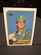 1989 Topps - Jose Canseco #500 / ONLY CARD WITH THIS ERROR !! RARE
