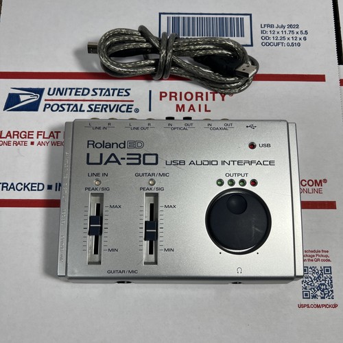 Roland ED UA-30 USB Audio Interface - TESTED - SAME DAY SHIP - WARRANTY