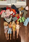Vintage Superstar Barbie TLC Lot With Clothes Accessories & Case #1