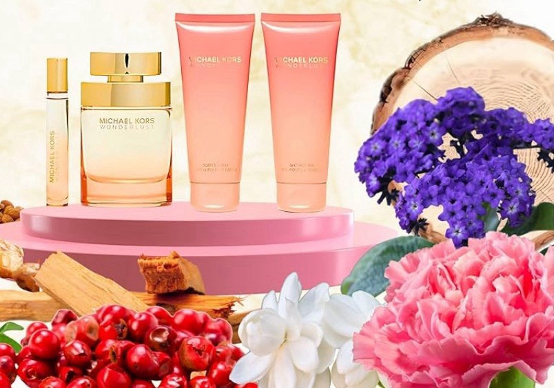 Michael Kors Wanderlust Eau De Parfum, Shower Gel & Body Lotion Gift Set 300 ML