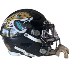 Travis Etienne GAME WORN 📸PHOTO MATCHED Jaguars NFL Helmet inc Visor/Mouthguard
