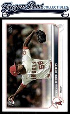 Elvis Peguero 2022 Topps #541 Rookie Los Angeles Angels Card. rookie card picture