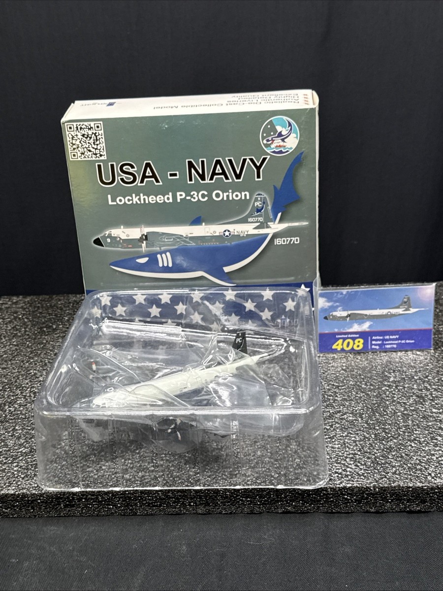 1:200 InFlight USA Navy Lockheed P-3C Orion Diecast Model