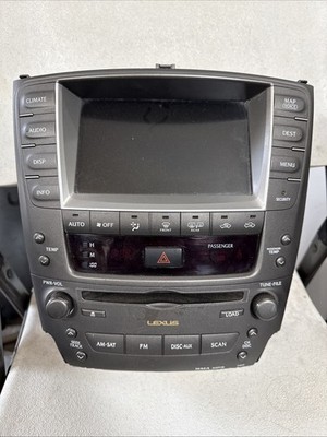 06-09 Lexus IS250 IS350 OEM Navigation Information Display Screen 86120-53430