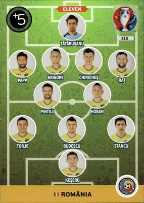 Panini UEFA EURO 2016 #315 România Eleven Rumänien TCG Sammelkarte