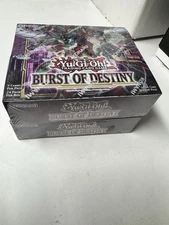 Yu-Gi-Oh Burst of Destiny 1st Edition Booster Box New Sealed x2