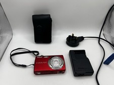Nikon Coolpix S220 Digital Camera 10MP 3x Optical Zoom Red Compact