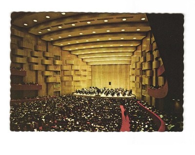 Lincoln Center for the Performing Arts Philharmonic Hall VTG postcard