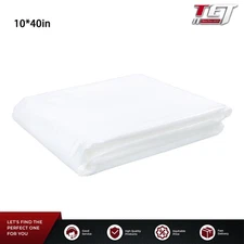 Clear Greenhouse Plastic Sheeting - 6 mil UV Resistant Polyethylene 10 × 40 FT