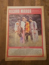 Record Mirror Newspaper November 4th 1967 The Who Cover