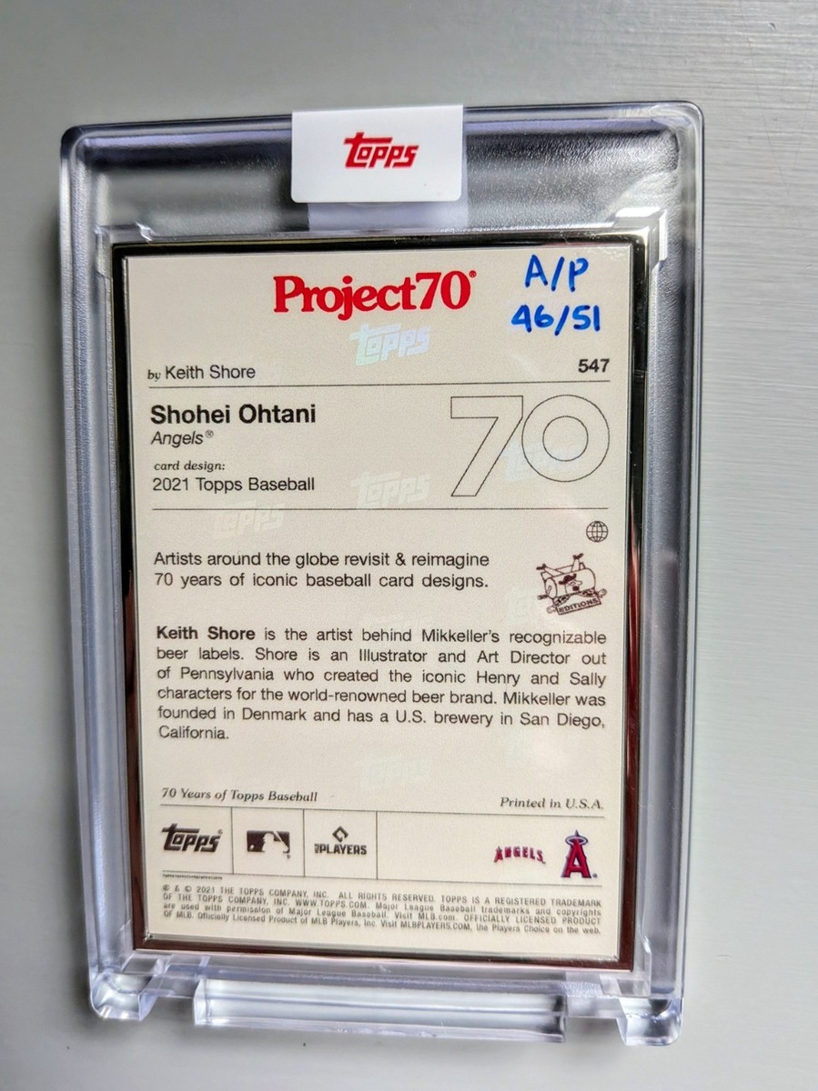 2021 Topps Project 70 Shohei Ohtani 46/51 Pokémon by Keith Shore