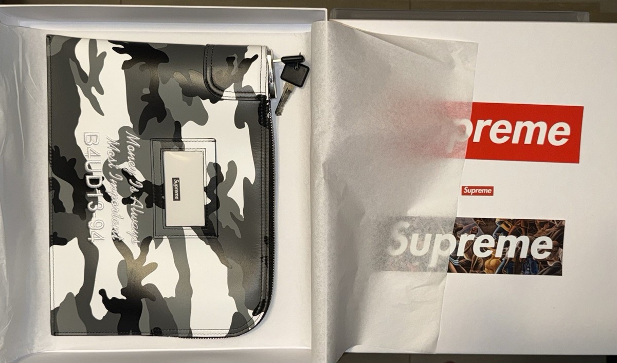 Supreme leather money bag - SS25 Week 10 - Free Priority Shipping