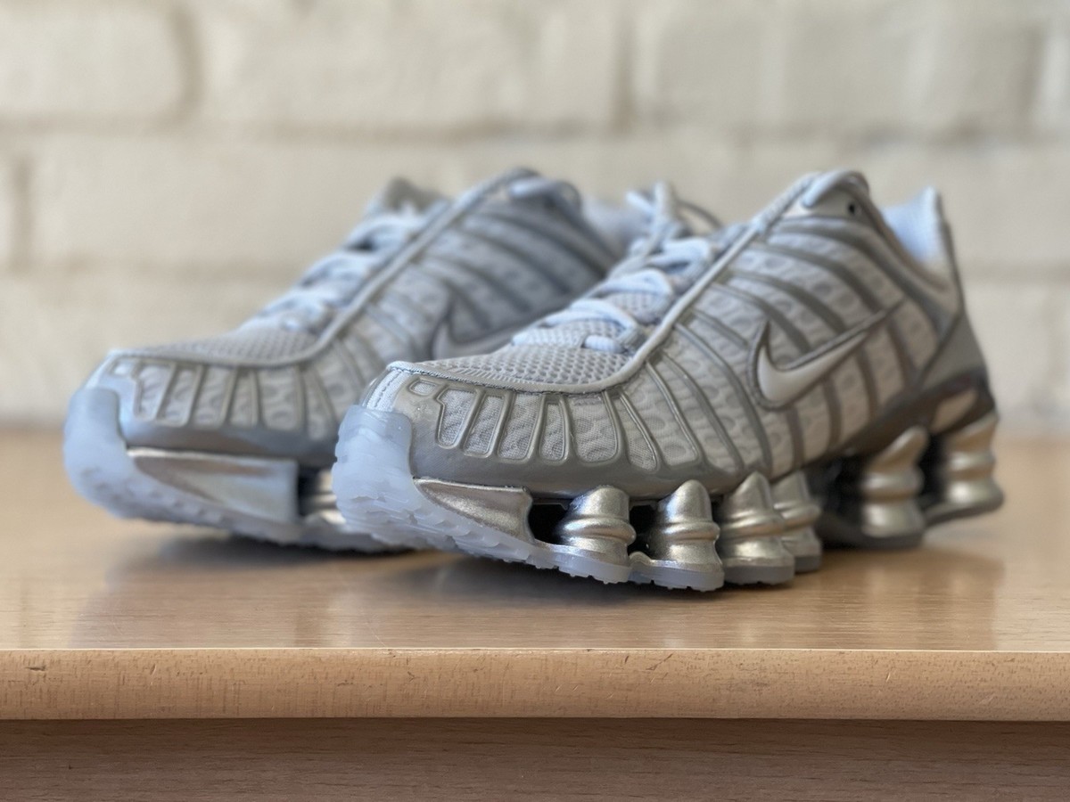 Nike Shox TL 'Chrome' White Pure Platinum AR3566-003 Women 7