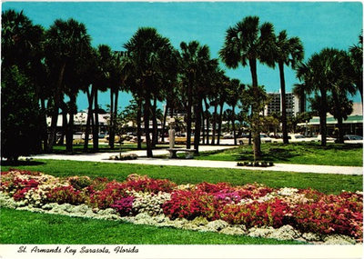 #ad St. Armands Key Sarasota Florida Postcard Unposted $3.99