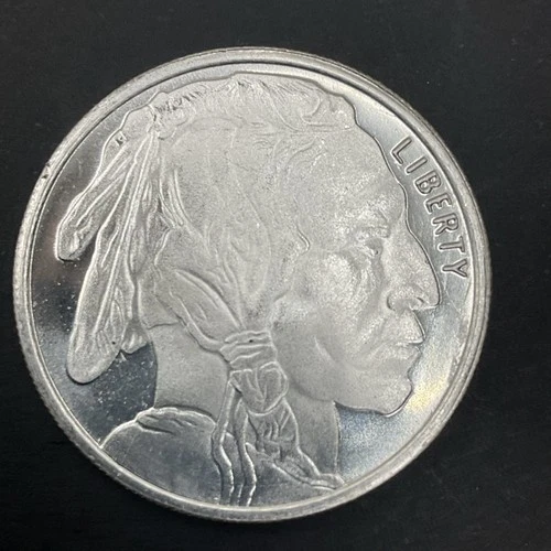 1/2 oz Silver Round - Buffalo Design