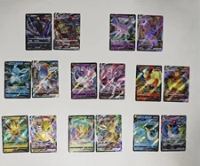 Pokemon TCG S- Chinese Card Eeveelution Set of 16 Full Art Holo Rare NM