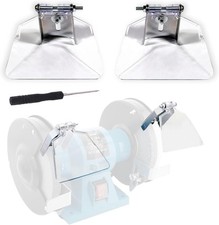 Bench Grinder Eye Shield, 2 Pcs Grinder Eyeshield Replacement Kit for Most Bench