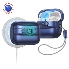 ESR for AirPods Pro 3 Case USB C Cable MagSafe Ready Magnetic Lid Lock Full