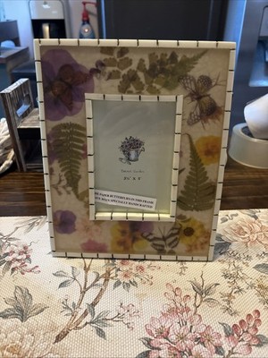 Jordan Mark Secret Garden Resin Floral Photo Frame Fits 3.5'' x 5'' Boho Cottage