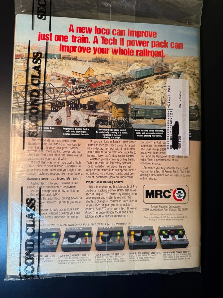 Model Railroader Magazine March 1992 Vol. 59 No. 3 - Image 2 of 4