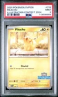 2025 POKEMON SVP EN-SV BLACK STAR PROMO ILLUSTRATION CONTEST 2024 PIKACHU PSA 9