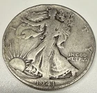 1941 D WALKING LIBERTY 90% SILVER HALF DOLLAR US MINT COIN ER38