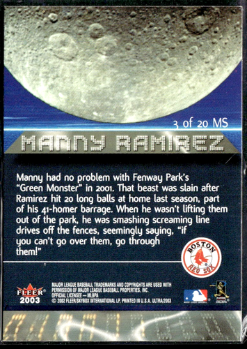 Manny Ramirez 9 Card Lot - 1992 to '04 (Topps, UD, Fleer) (RC) NM - Picture 13 of 20