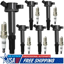 6x Ignition Coils UF486 +6x Iridium Spark Plugs For Ford Escape Fusion 2006-2012